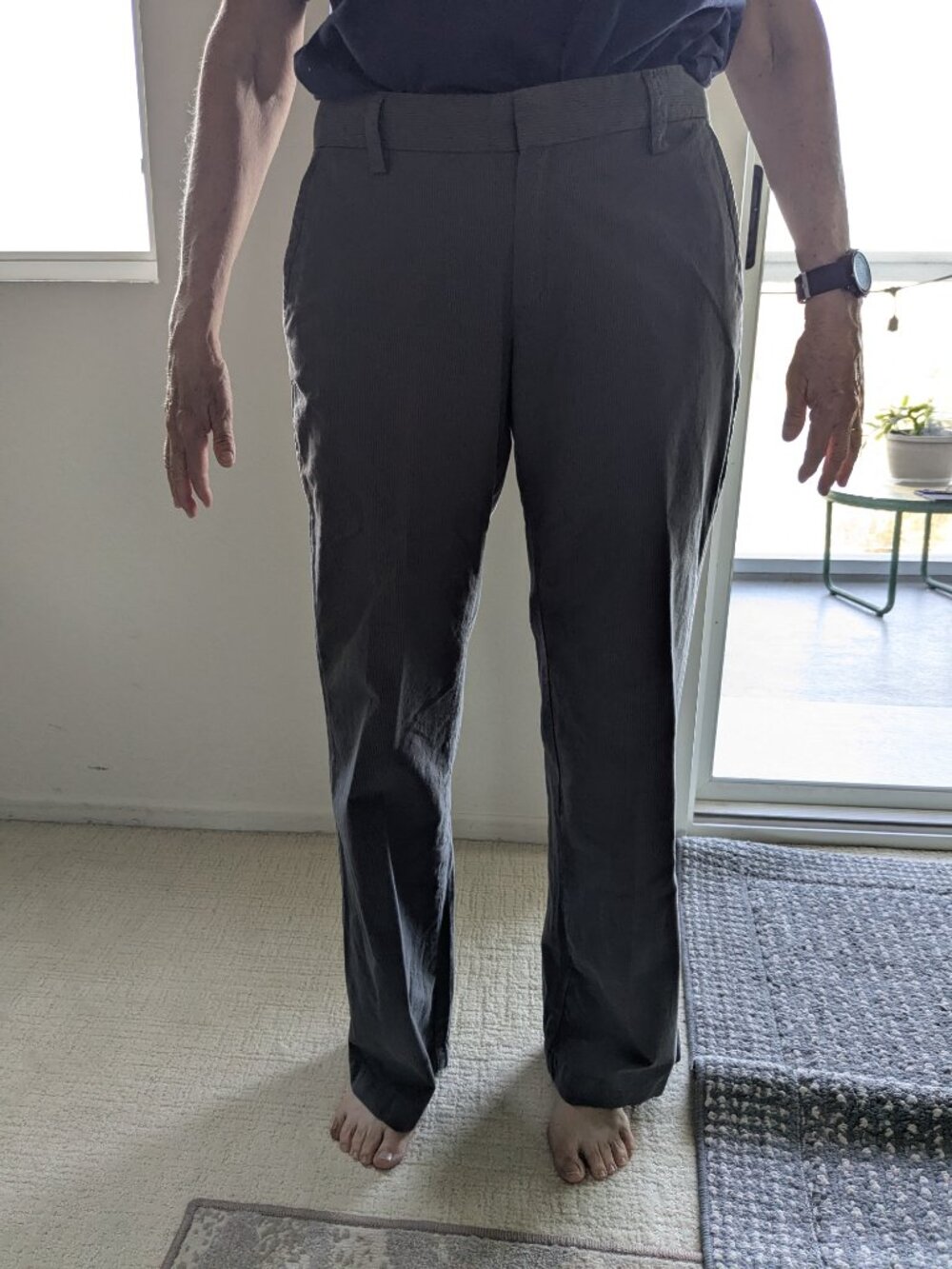 Gap grey ladies pants - size 8